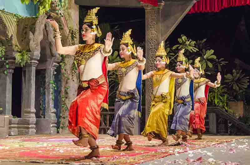 25 - Camboya - Siem Reap - danzas tradicionales